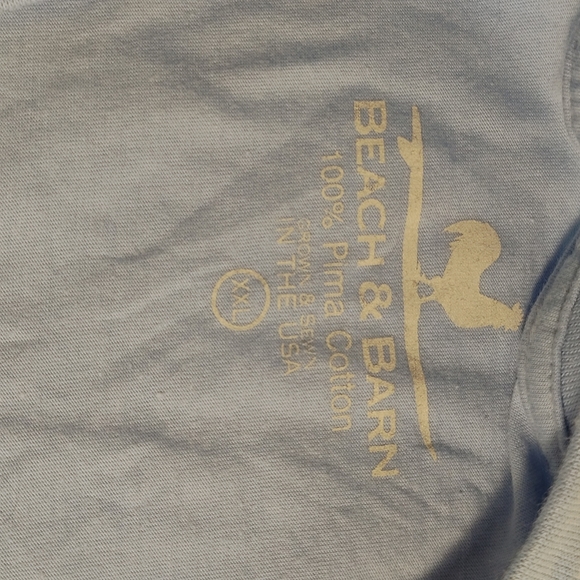 Blue Cotton Shirt Sleeve Tee Shirt Red Rooster Design on Front Size XXL - Picture 6 of 8